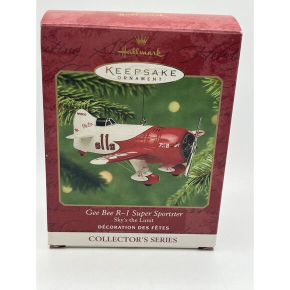 Hallmark Ornament Gee Bee R-1 Super Sportster Sky’s the Limit 5th 2001 - Picture 14 of 16